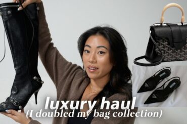 MASSIVE LUXURY HAUL! Handbags + Shoes I Bought in Italy / France