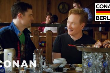 Conan's Lunchtime German Lesson With Flula Borg | CONAN on TBS