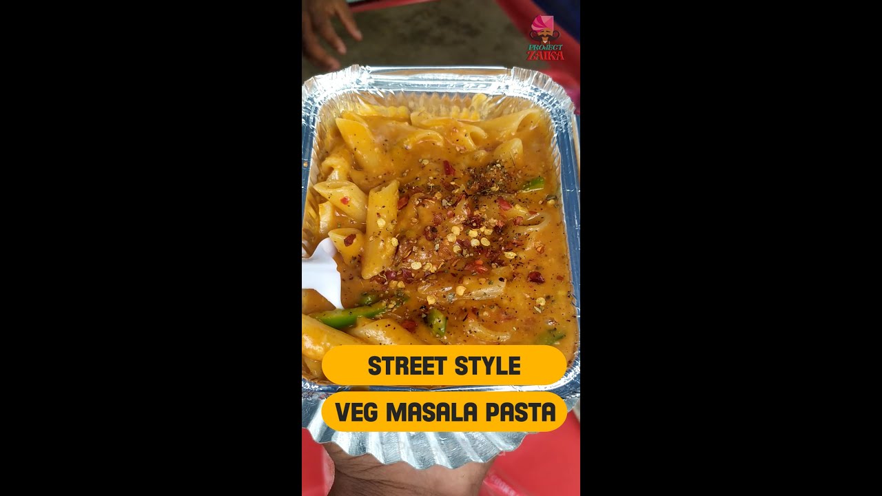 Street Style Veg Masala Pasta. Desi twist to Italian dish #food #foodie #shorts #viral #streetfood Street Style Veg Masala Pasta. Desi twist to Italian dish #food #foodie #shorts #viral #streetfood