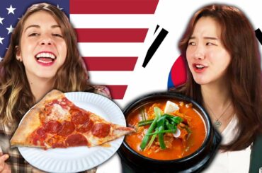Americans & Koreans Swap School Lunches