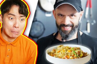 Uncle Roger Review BABISH ITALIAN FRIED RICE