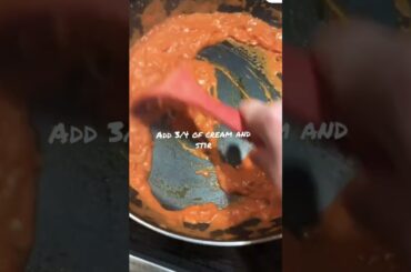 Vodka Pasta #shorts #pasta #romanoff