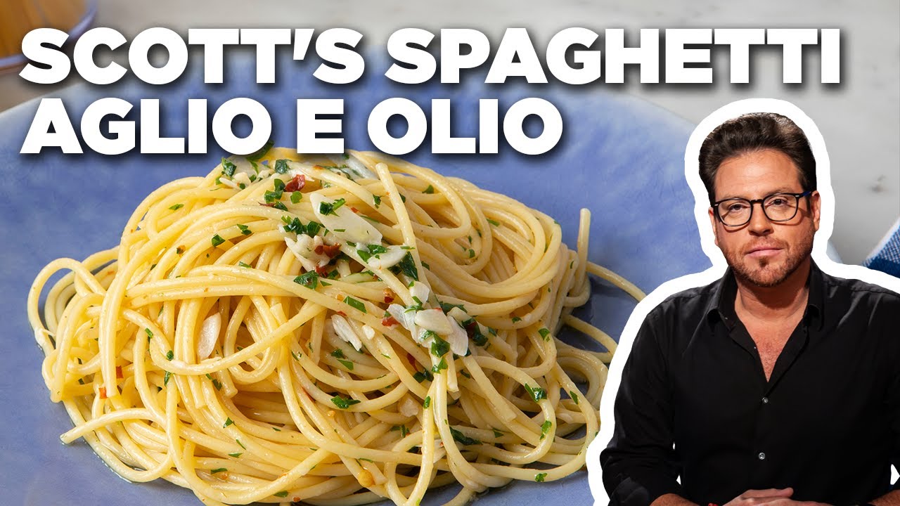 Scott Conant's Spaghetti Aglio e Olio | Food Network Scott Conant's Spaghetti Aglio e Olio | Food Network