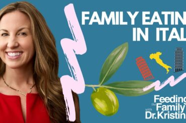 Family Eating In Italy