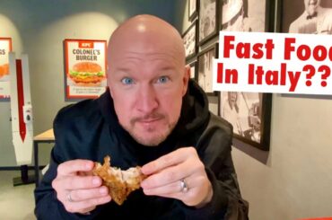 We Are Eating Fried Chicken in Italy!
