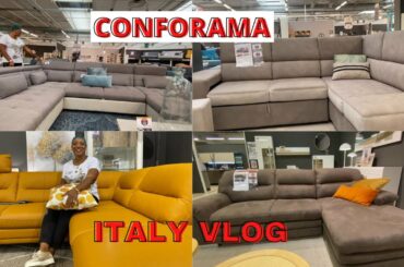 MOST BEAUTIFUL SOFAS & DINING TABLE SET //Conforama Shop Italy