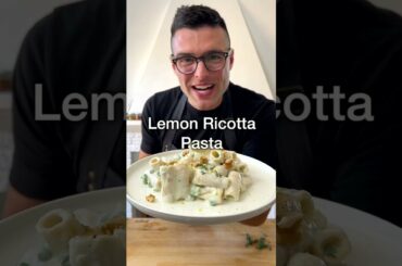 Lemon Ricotta Pasta is a Quick 20-min Dinner