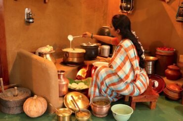 Soft Idli With Idli Sambar & 2 Chutneys || Best Combination Village Recipes || The Traditional Life