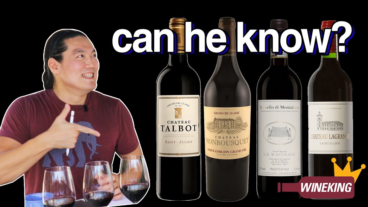 I hid his favorite wine among others. Will he find it? I hid his favorite wine among others. Will he find it?