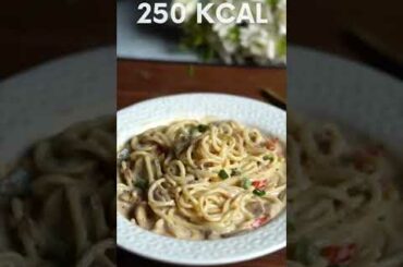 White Sauce Speggetti | Weight Loss Recipe (250 KCAL) | @Dietitian Mac Singh