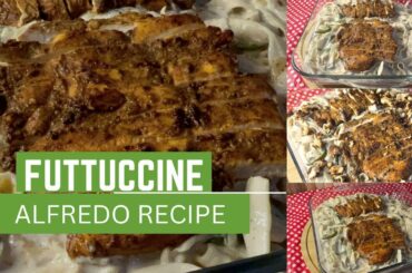 Restaurant style fettuccine alfredo recipe italian food By Cooking with Shereen