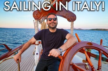 Sailing a 180 Foot Iconic Sailboat in ITALY!