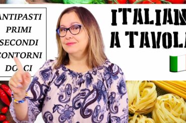 Gli italiani a tavola - Italian Food Culture (ITA & ENG subs) | Italian Listening Practice