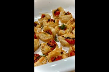 the tastiest last minute appetizer (puff pastry bites)