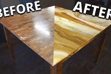 I Fixed my $1,000 Dining Table with Epoxy | Stone Coat Epoxy