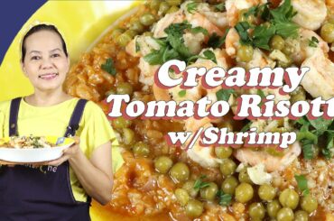 Creamy Tomato Risotto w/ Shrimp | Risotto | Italian Rice Dish | MasterChe | Episode 150