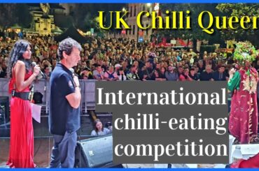 Episode 91 | International Chilli Pepper Eating Contest in Rieti, ITALY! #ukchilliqueen