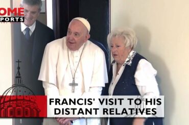 Pope Francis' touching visit to his distant relatives in Asti, Italy