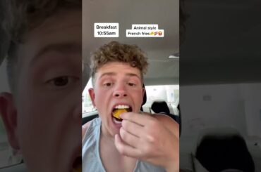 Eating only In-n-Out all day long! #shorts #food #challenge