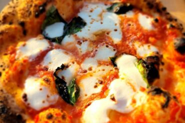 Small pizza from my wood fire pizza trailer.