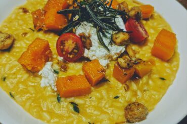 Pumpkin risotto!