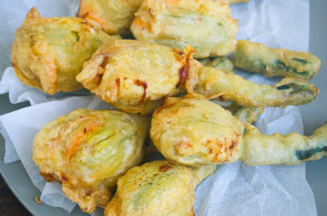 STUFFED ZUCCHINI FLOWERS