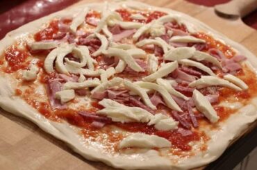 Before and after the oven