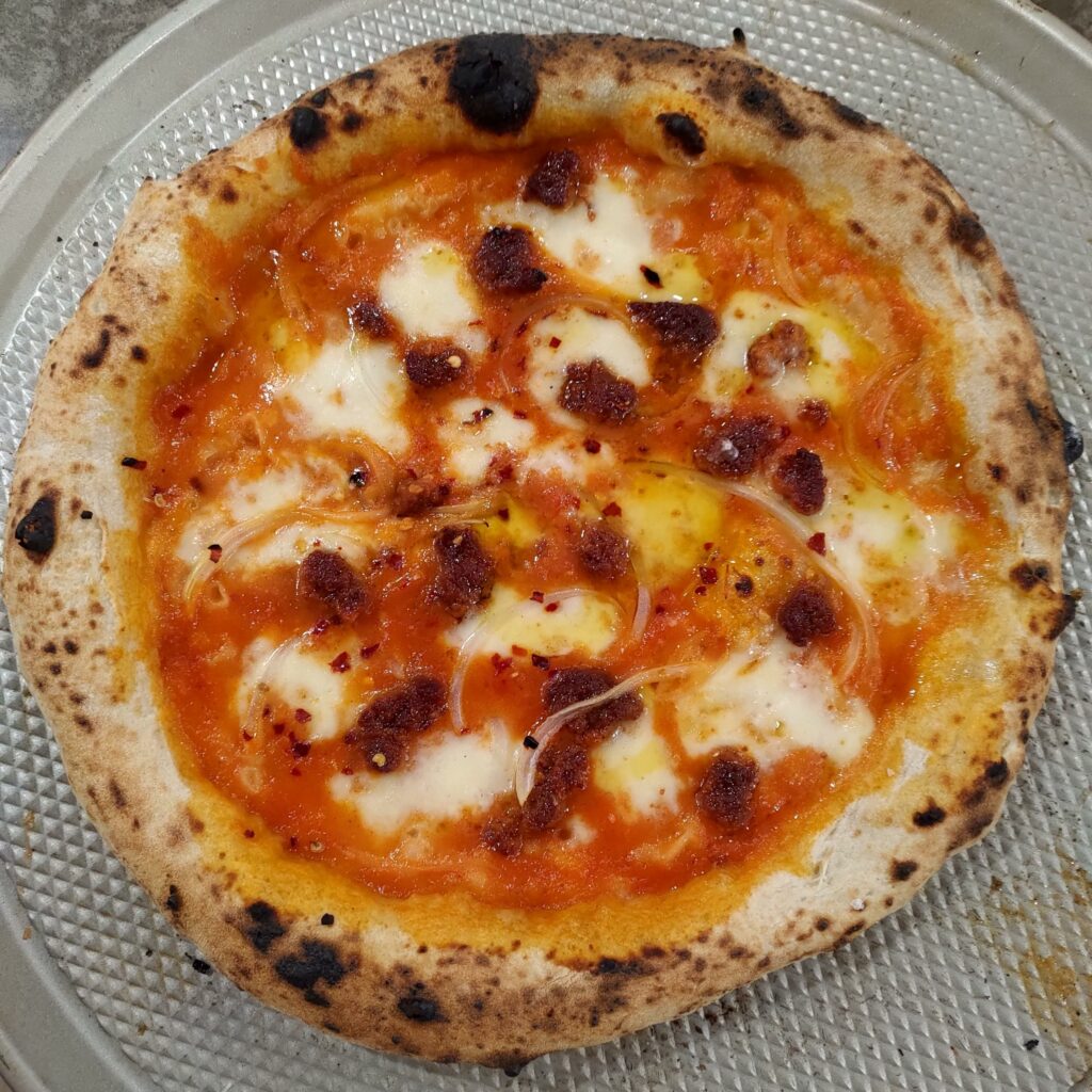Nduja and onion