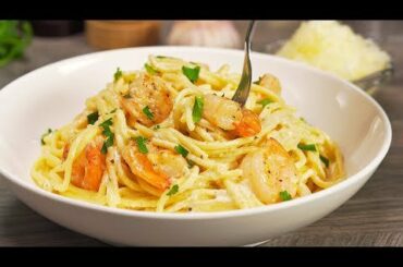 How to Make CREAMY SHRIMP PASTA in 20 MIN! Recipe by Always Yummy!