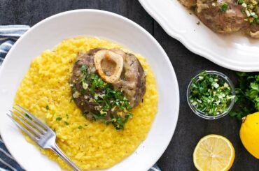 Homemade Ossobuco alla Milanese following the traditional recipe