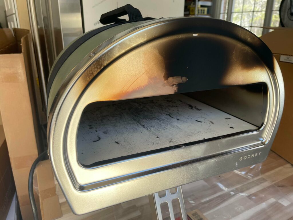 First roccbox cook. Is this black soot normal?