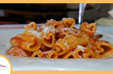 HEART-SHAPED PASTA ALL'AMATRICIANA - Italian Recipe for Valentine's Day