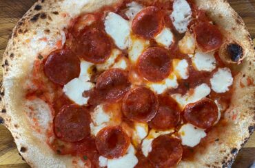 My pepperoni pizza from todays cook.