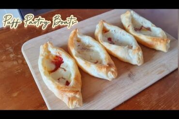 BARCHETTE DI PASTA SFOGLIA ~ PUFF PASTRY BOATS