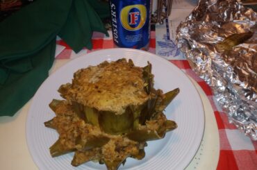 stuffed artichoke [homemade]
