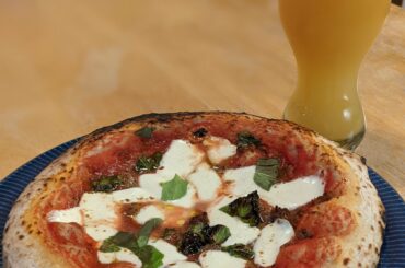 King Sue and my pizza dinner. #pelletpower