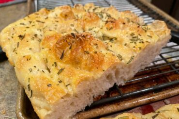 Fresh Baked Garlic Rosemary Focaccia!