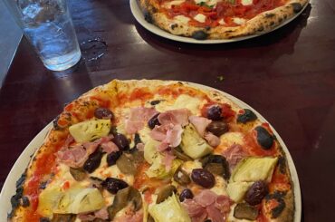 Pizzas at Settebello in SLC, UT. Vera, and amazing.