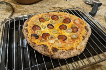 Some delicious sourdough pizzas from last night, and reflections