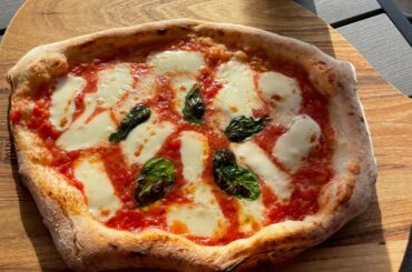 This year's first pizza