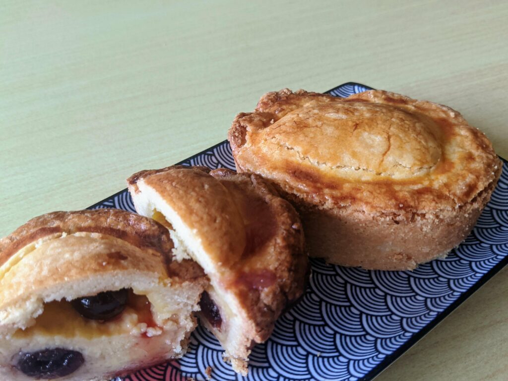 Pasticciotti with Crema Pasticcera & Amarena