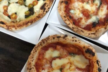 Last night’s dinner. 64% hydration 24h fermentation caputo pizzeria.