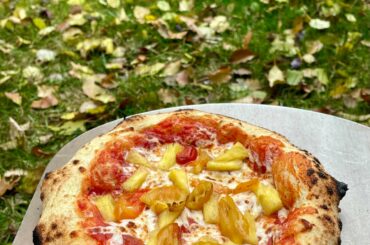 24 hour Neapolitan banana pepper & pineapple using Ooni Fyra