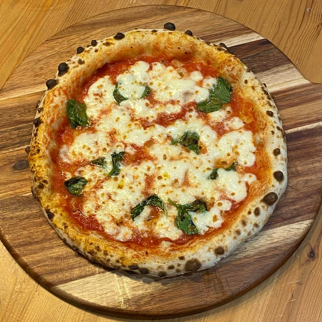 Almost perfect Margherita cooked in my Dome