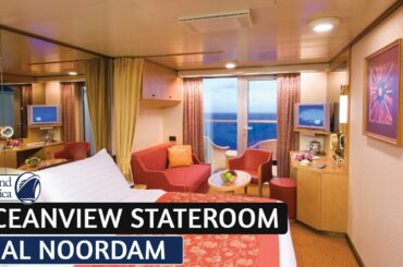 HAL Noordam | Oceanview Stateroom Walkthrough Tour & Review 4K | Holland America Cruise Line