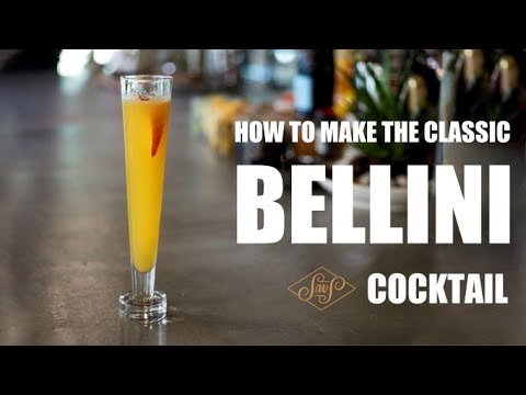 Making the Classic Bellini | Little beautiful one Making the Classic Bellini | Little beautiful one
