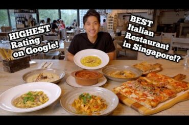 BEST ITALIAN FOOD IN SINGAPORE! | NO.1 RATED PASTA in SG! | 6KG of Pasta & Pizza Eaten! | iO Italian