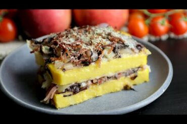 Video ricetta: #polenta con #radicchio #speck e #Raspadura Bella Lodi.