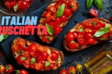 Bruschetta||The best Italian Recipe/Cuisine#shorts @Sofia Shares