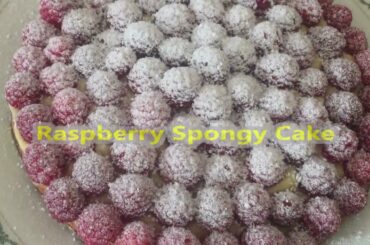 My Grandma Taught Me How To Make Super Delicious Raspberry Cake | How To Make Sponge Cake Raspberry